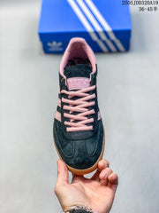 Adidas Spezial Low-Top Sneakers in Navy and Pink