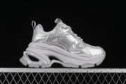 GG-CC G24X9833 Silver Chunky Platform Sneakers