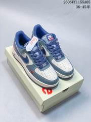 Nike Air Force 1 Low ’07 x Supreme White Blue Red Sneakers
