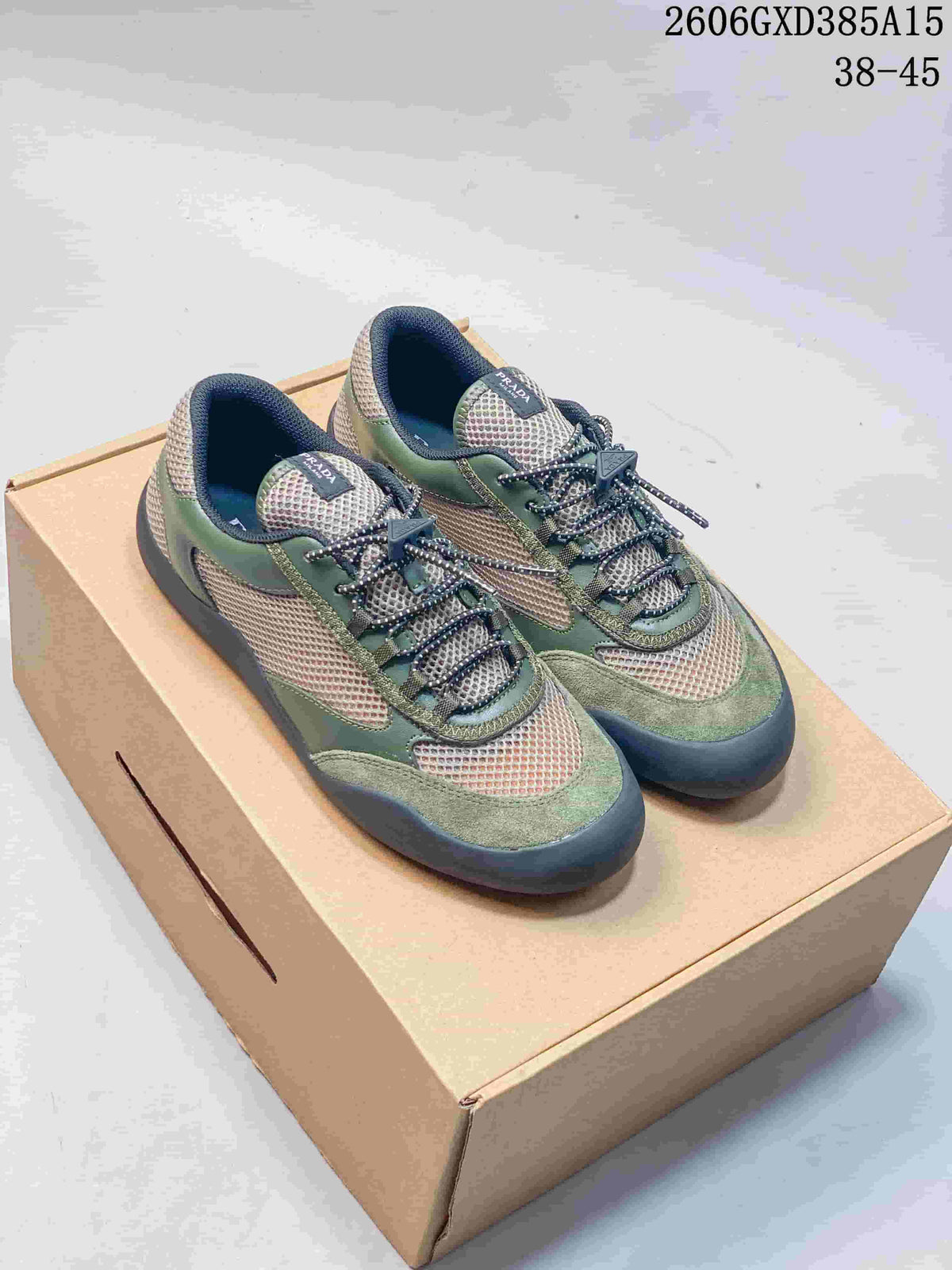 Prada 2606GXD385A15 Mesh Panel Sneakers