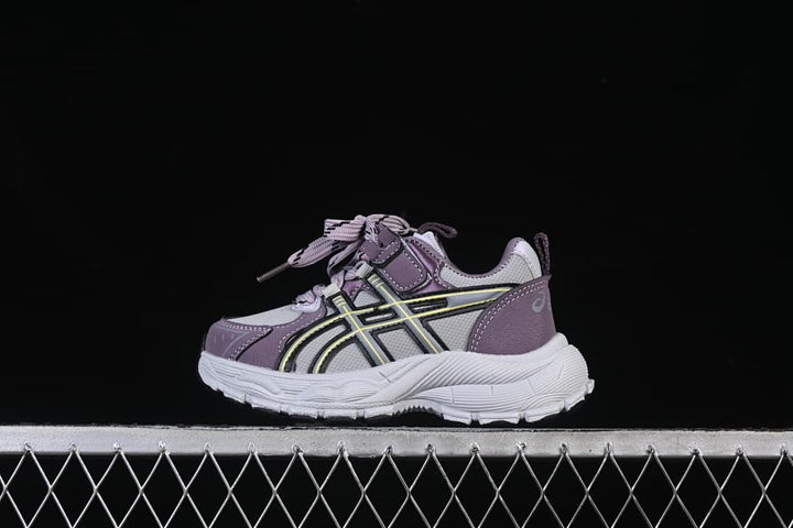 ASICS Kids’ Purple Lace-Up Sneakers