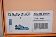 Louis Vuitton LV Trainer Sneakers in Blue and Navy MS 0196W