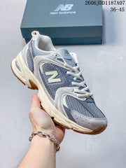 New Balance 530 Grey Mesh Retro Running Sneakers GR530SUB