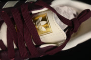 adidas Samba OG ID0477 Burgundy and Cream Sneakers