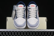 Nike Dunk Low Retro Supreme Gray, Navy and Red DM6868-045