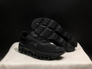 On Cloud X Black Silver Running Shoes