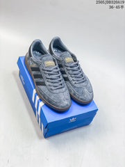 Adidas Gazelle Indoor Sneakers Grey Black Gum DD6603