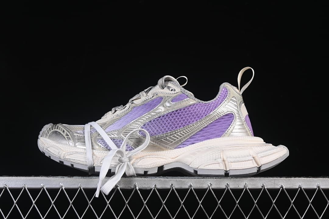 Balenciaga Phantom Sneakers Lilac and Off-White Mix