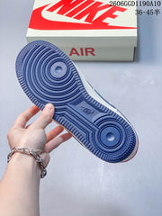 Nike Air Force 1 Low x The North Face Sneakers, Navy and White