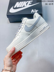Nike Air Force 1 Love You Forever Sneakers, Ivory Grey DN9688-143