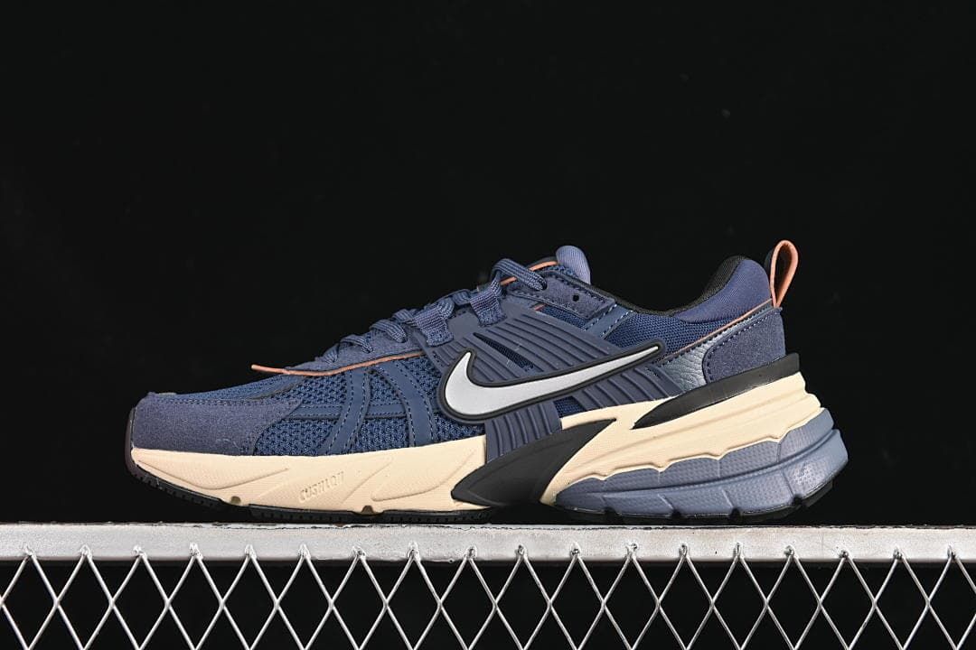 Nike V2K Run Sneakers in Navy and Sail FN6703-400