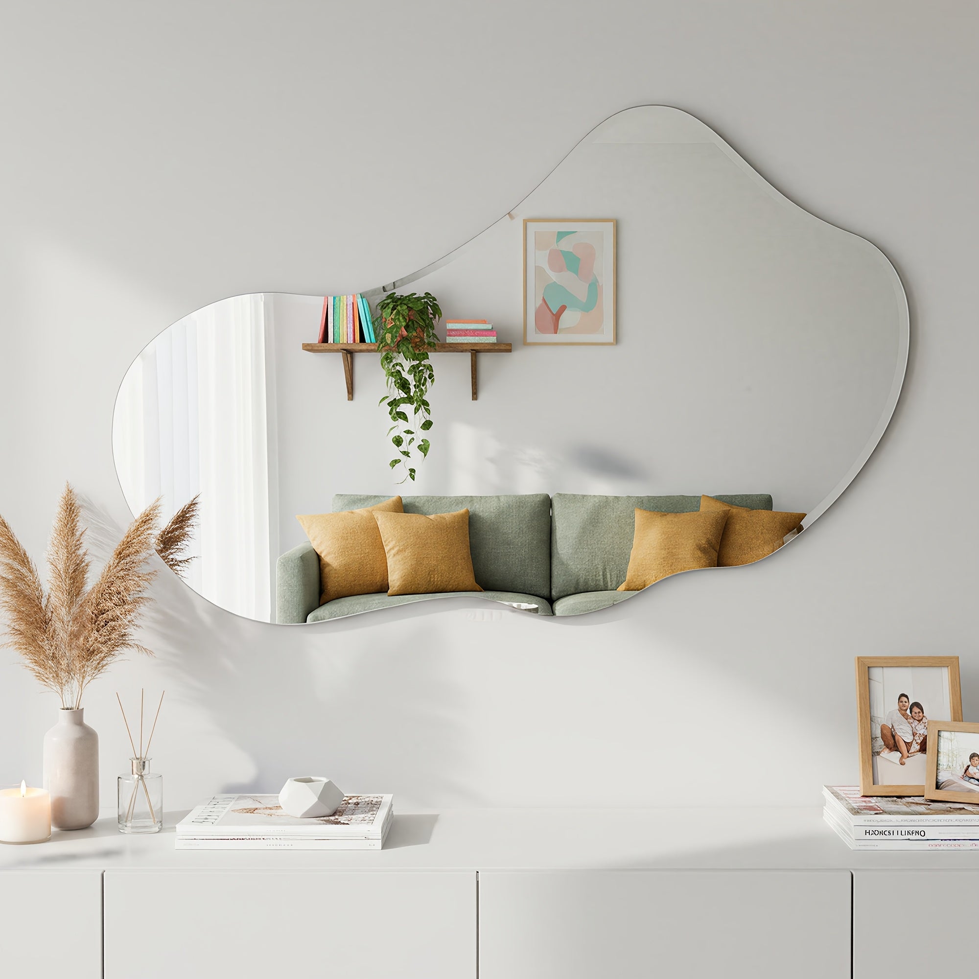 Furnbar Irregular Wall Mirror, 22\