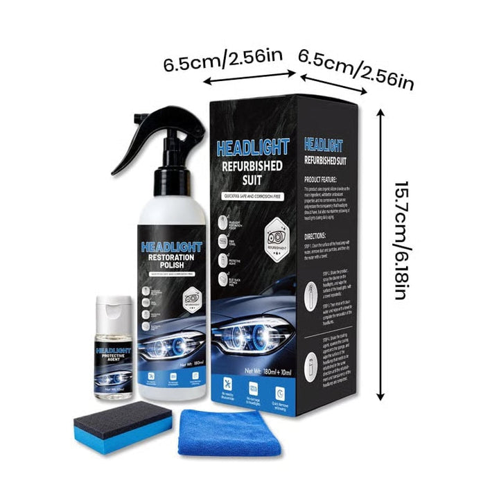 Headlight Restoration Polish – Nano-Dissolve Formula with Ceramic UV Shield
