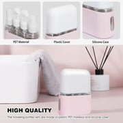All-in-One Travel Toiletry Bottles Set – Leak-Proof, TSA Approved, BPA-Free