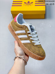 adidas Gazelle Low-Top Sneakers, Gucci Pattern, Style JDD898A08