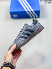 Adidas Gazelle Indoor Sneakers Grey Black Gum DD6603