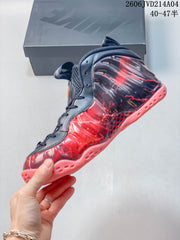 Nike Air Foamposite Pro Basketball Shoes Navy Red