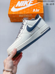 Nike Air Force 1 '07 LV8 Low Sneakers in White and Black