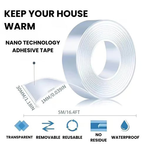 Weather Stripping Door Seal Strip | Soundproof, Bug & Dust Proof | 5M/16.4FT