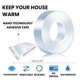 Weather Stripping Door Seal Strip | Soundproof, Bug & Dust Proof | 5M/16.4FT