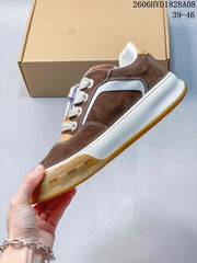 Louis Vuitton Tilted Brown Suede Low-Top Sneakers