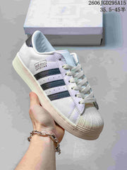 Adidas Superstar Shell-Toe Sneakers in Mixed Colors