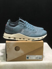 On Cloudnova Form 2 Sneakers in Blue and Cream