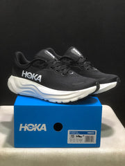 HOKA Arahi 8 Black and White Running Shoes