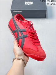 Onitsuka Tiger Mexico 66 Deluxe Sneakers Red and Black 06LD385A05