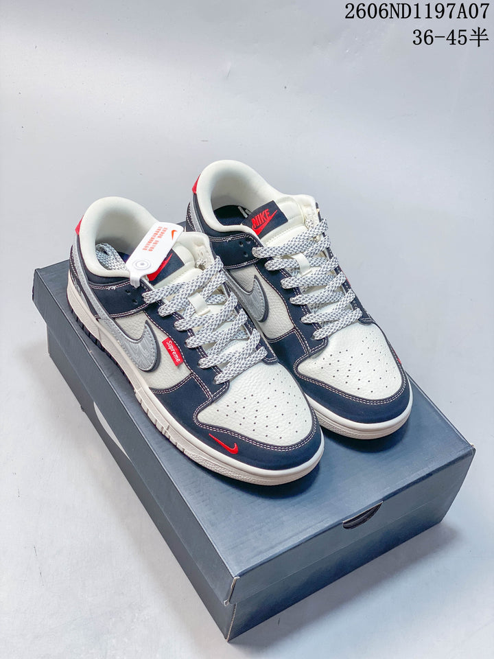 Nike SB Dunk Low North Face x Supreme Sketch Gray Sneakers