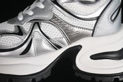 GCDS G24X4338 Silver Chunky Sneakers