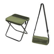Foldable Backpack Stool – Portable Outdoor Folding Chair, Heavy-Duty, Compact & Lightweight