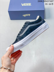 Vans Old Skool 36 Low-Top Sneakers, Navy and White
