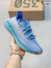 Adidas Yeezy Boost 350 V2 Blue Knit Sneakers TE9454