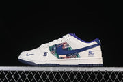 Nike SB Dunk Low Patchwork White Blue Sneakers