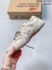 Miu Miu x New Balance 530 SL Sneakers in Beige
