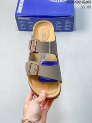 Birkenstock Arizona Two-Strap Sandals in Taupe