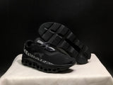 On Cloud X Sneakers in Black and Silver