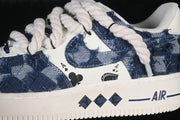 Nike Air Force 1 '07 Low ACE Denim Sneakers FB0607-909