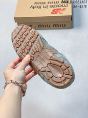 Miu Miu x New Balance 530 SL Sneakers in Sage Green