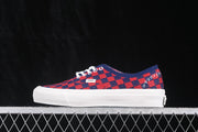 Vans LX Authentic 44 EK Sneakers Punch Check Red Blue VN000EJCRDB