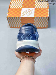 Louis Vuitton Tilted Low Sneakers in Blue Monogram