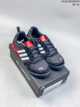 adidas Daroga Plus Canvas Shoes Black Red