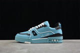 Louis Vuitton LV Trainer Sneakers in Blue and Navy MS 0196W