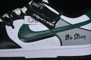 Nike SB Dunk Low White Green Strap Sneakers DD1391-100