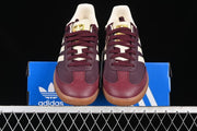 adidas Samba OG ID0477 Burgundy and Cream Sneakers