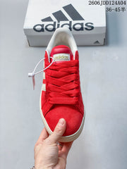 adidas Grand Court Base 00s Red Low-Top Sneakers