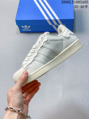 Adidas Superstar Steamed Milk Lace Low-Top Sneakers