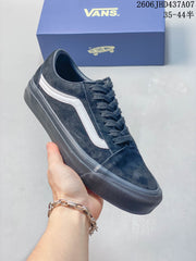 Vans Old Skool Low-Top Sneakers in Black and White