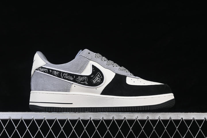 Nike Air Force 1 '07 Low Black White Grey Sneakers SS1979-013